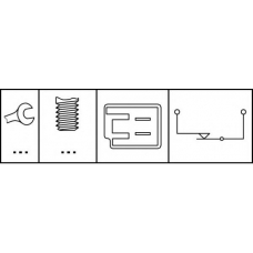 6DD 008 622-391 HELLA Выключатель, привод сцепления (tempomat); выключат