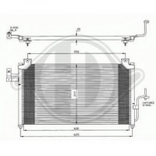 8568000 DIEDERICHS Конденсатор, кондиционер
