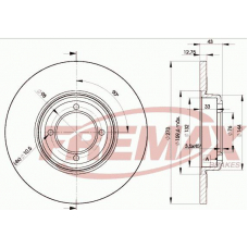 BD-4642 FREMAX Тормозной диск