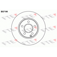 BS7196 FTE Тормозной диск