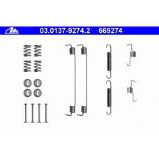 03.0137-9274.2 ATE Комплектующие, тормозная колодка