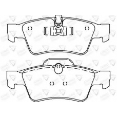 ADB06059 COMLINE Комплект тормозных колодок, дисковый тормоз