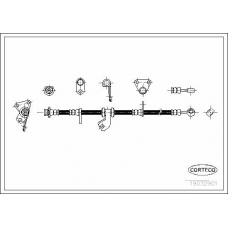 19032901 CORTECO Тормозной шланг