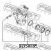 0275-N15F FEBEST Ремкомплект, тормозной суппорт