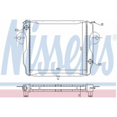 65400 NISSENS Радиатор, охлаждение двигателя