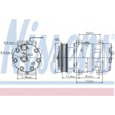 89129 NISSENS Компрессор, кондиционер