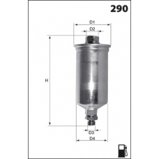 ELE3574 MECAFILTER Топливный фильтр