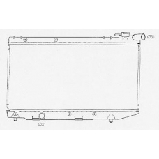 0100798 BEHR Radiator