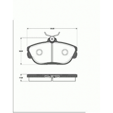 1501222538 S.b.s. Комплект тормозных колодок, дисковый тормоз