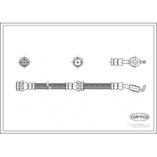 19032497 CORTECO Тормозной шланг