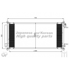 H559-36 ASHUKI Конденсатор, кондиционер