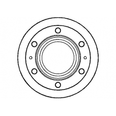 NBD715 NATIONAL Тормозной диск