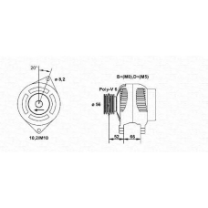 943356973010 MAGNETI MARELLI Генератор