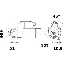 MS 175 MAHLE Стартер