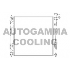 105797 AUTOGAMMA Радиатор, охлаждение двигателя