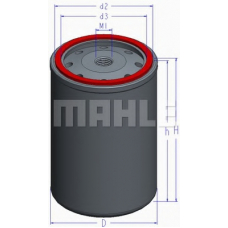 KC 202 MAHLE Топливный фильтр