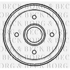 BBR7144 BORG & BECK Тормозной барабан