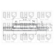 BDC4382 QUINTON HAZELL Тормозной диск