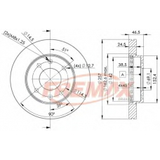 BD-2902 FREMAX Тормозной диск