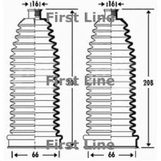 FSG3278 FIRST LINE Пыльник, рулевое управление