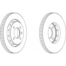 DDF1365-1 FERODO Тормозной диск