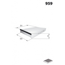 LFCP162 LUCAS FILTERS Фильтр, воздух во внутренном пространстве