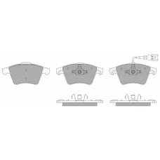 FBP-1366 FREMAX Комплект тормозных колодок, дисковый тормоз