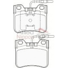 CBP1516 COMLINE Комплект тормозных колодок, дисковый тормоз