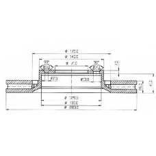 BDC4507 QUINTON HAZELL Тормозной диск