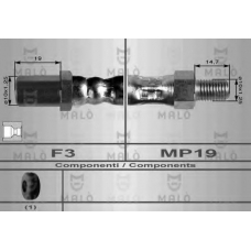 8509 Malo Тормозной шланг