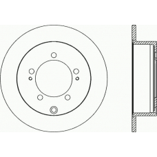 BDR2189.10 OPEN PARTS Тормозной диск