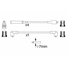 0 986 356 773 BOSCH Комплект проводов зажигания