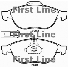 FBP3260 FIRST LINE Комплект тормозных колодок, дисковый тормоз