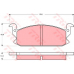 GDB366 TRW Комплект тормозных колодок, дисковый тормоз