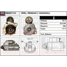 DRS0114 DELCO REMY Стартер