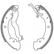 BSA2153.00 OPEN PARTS Комплект тормозных колодок