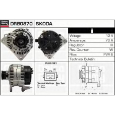 DRB0870N DELCO REMY Генератор