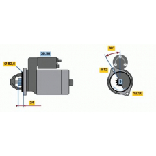 0 001 313 006 BOSCH Стартер