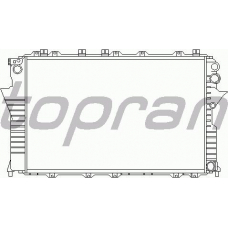 112 219 TOPRAN Радиатор, охлаждение двигателя