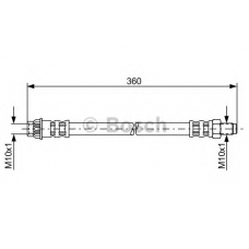 1 987 481 269 BOSCH Тормозной шланг