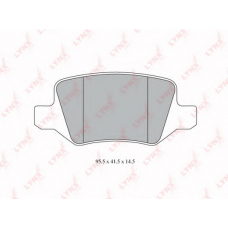 BD-5310 LYNX Колодки тормозные задние