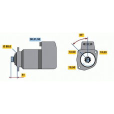 0 986 011 550 BOSCH Стартер