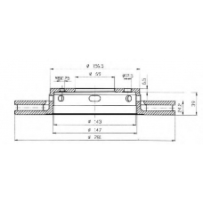 BDC4572 QUINTON HAZELL Тормозной диск