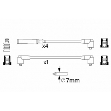 0 986 356 790 BOSCH Комплект проводов зажигания