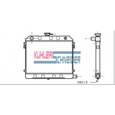 0613701 KUHLER SCHNEIDER Радиатор, охлаждение двигател