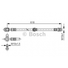 1 987 481 173 BOSCH Тормозной шланг