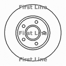 FBD860 FIRST LINE Тормозной диск