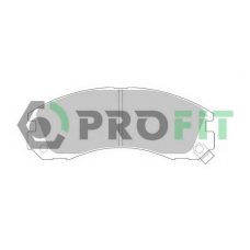 5000-0765 C PROFIT Комплект тормозных колодок, дисковый тормоз