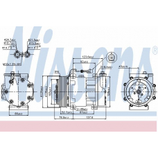 89174 NISSENS Компрессор, кондиционер