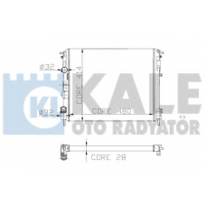 205600 KALE OTO RADYATOR Радиатор, охлаждение двигателя
